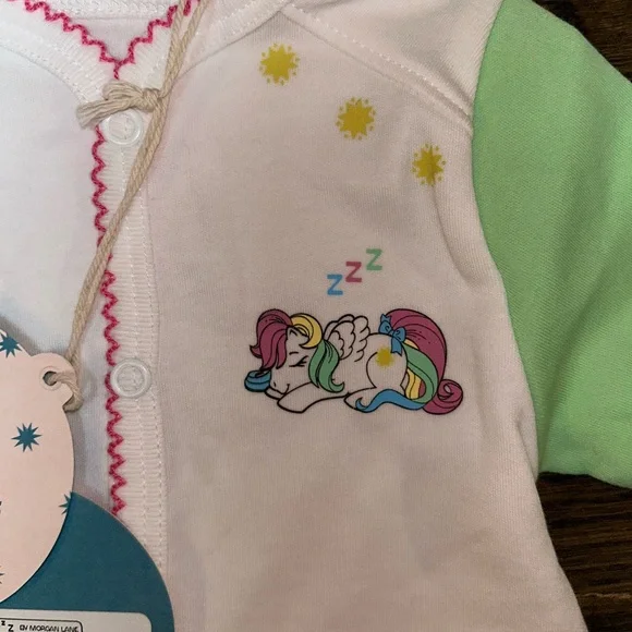 Cozyland My Little Pony Baby Onesie Pajamas NWT - Picture 3 of 4